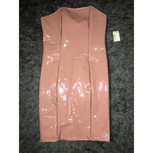 Barbie Pink Latex Tube Dress